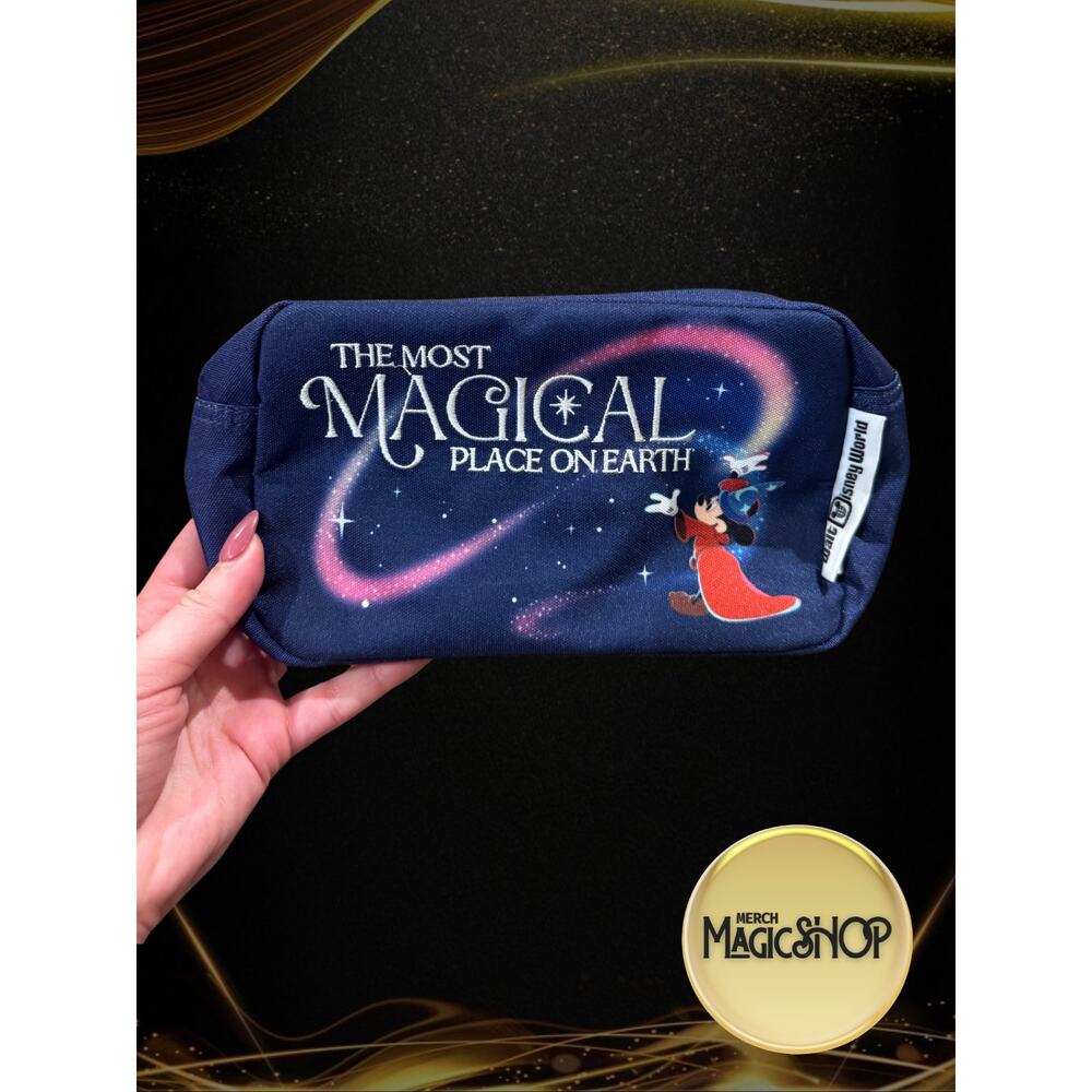Disney Parks Bag Belt 2025 WDW Sorcerer Mickey Dark Blue